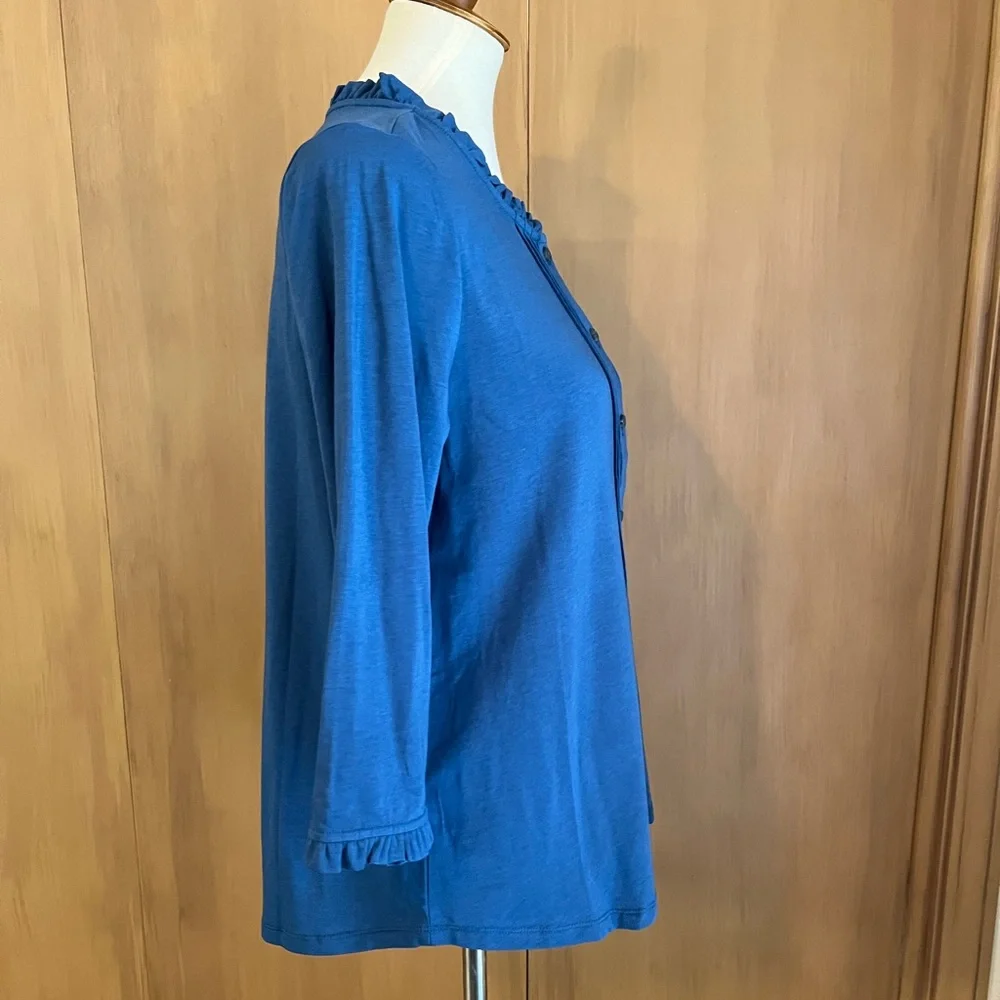 Lands’ End 3/4 sleeve knit top, small, nwt - Picture 2 of 8